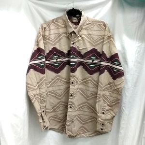 Roper Western Aztec Shirt large
